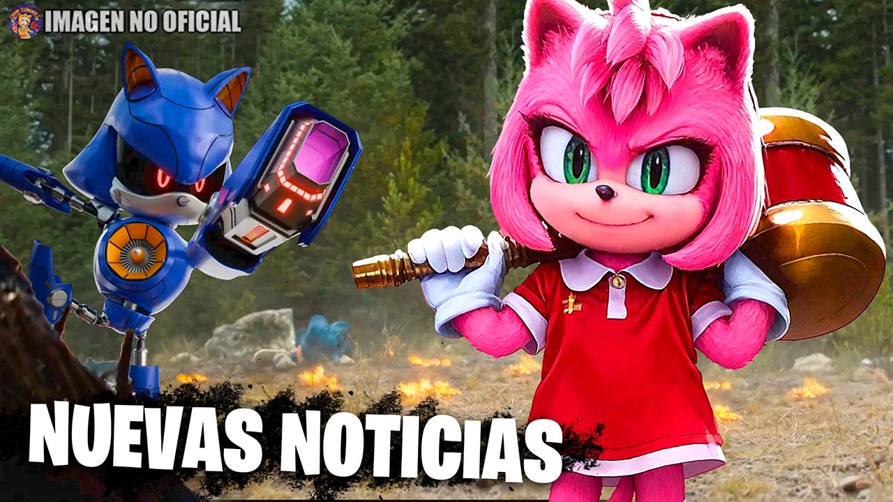 AMY ROSE IBA a SER MUY DIFERENTE en SONIC 3 La Película (NUEVO)