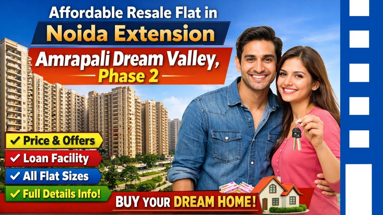 🏡 Affordable Resale Flat in Noida Extension | Amrapali Dream Valley Phase -2 Project Review Details