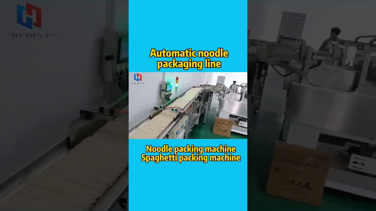 Noodle packaging line, spaghetti packing machine