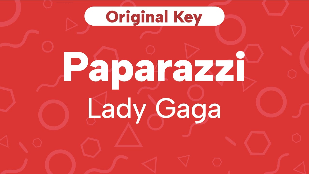 Karaoke Paparazzi - Lady Gaga (Cover with Backing Vocals)