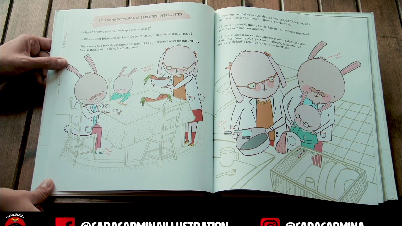 Cara Carmina : Lecture et dessin avec Les lapins malins !