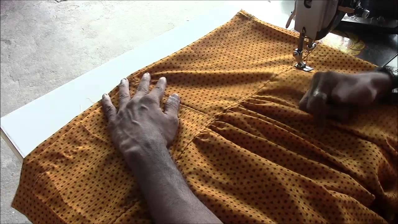 Salwaar Kameez Tutorial Part 4 Salwaar Stitching