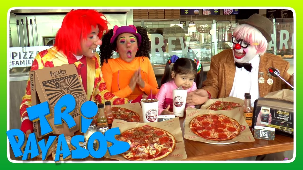 Fiesta del D&iacute;a del Ni&ntilde;o en Pizza Rev | Abuelo Yeyo | Tripayasos