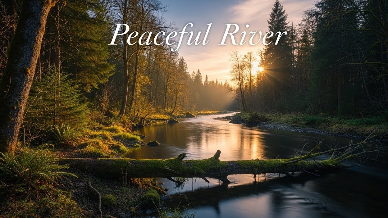River Water Flow 🌊 Peaceful Soundscape for Deep Sleep and Inner Peace #1666