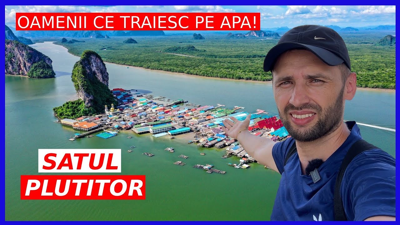 SATUL PLUTITOR - 1500 de OAMENI traiesc in MIJLOCUL MARII!