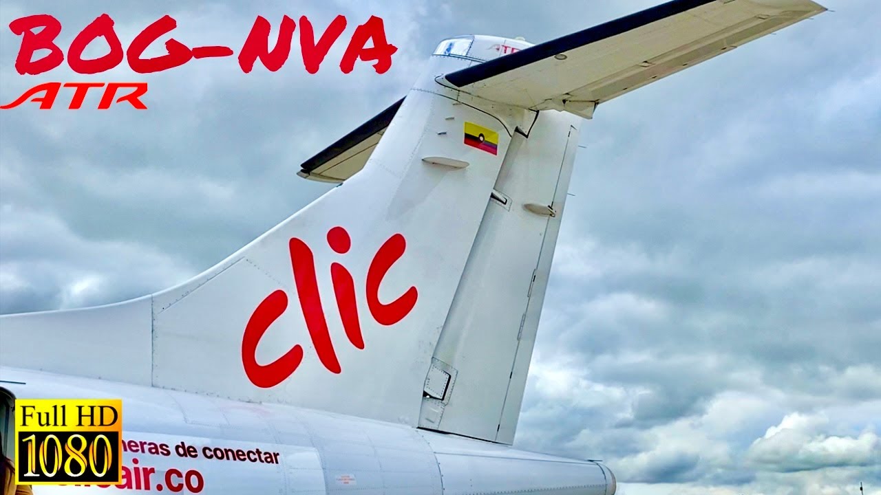 |TRIP REPORT| Clic Air ATR 72-600 | Bogotá - Neiva | Fuerte Aterrizaje por Vientos |HD|