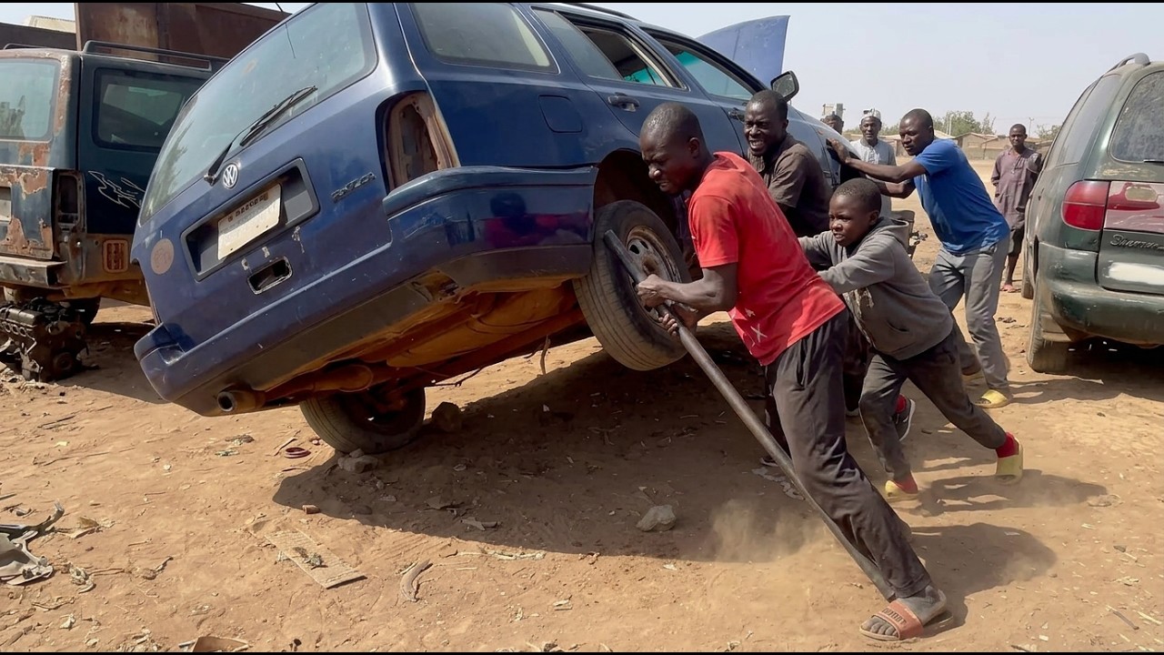 Amazing Car  Repairs in  AFRICA | African Scrap Cars