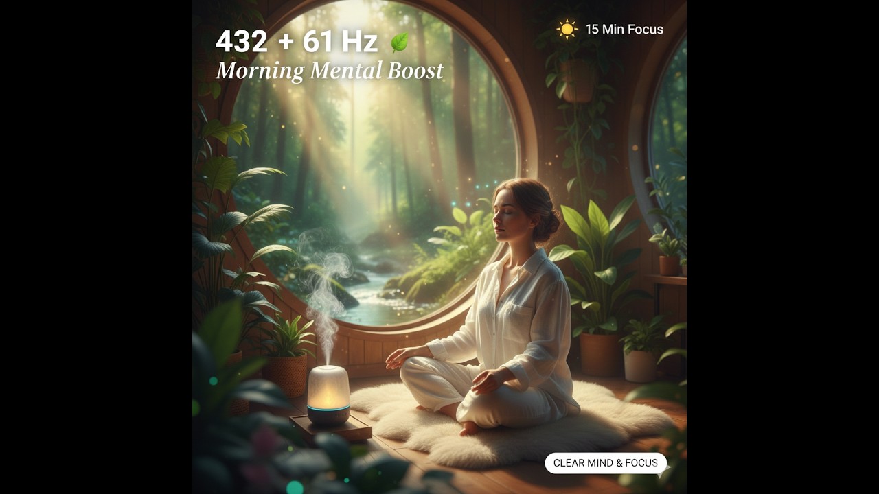 432 hz music healing with Nature Mental Boost  Clear Your Mind, Focus & Energy 15 Min