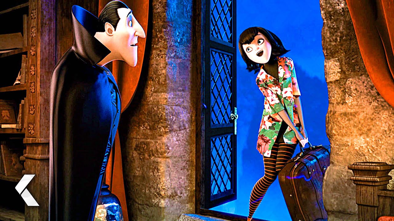 Mavis Visits a Human Village Scene - Hotel Transylvania (2012)