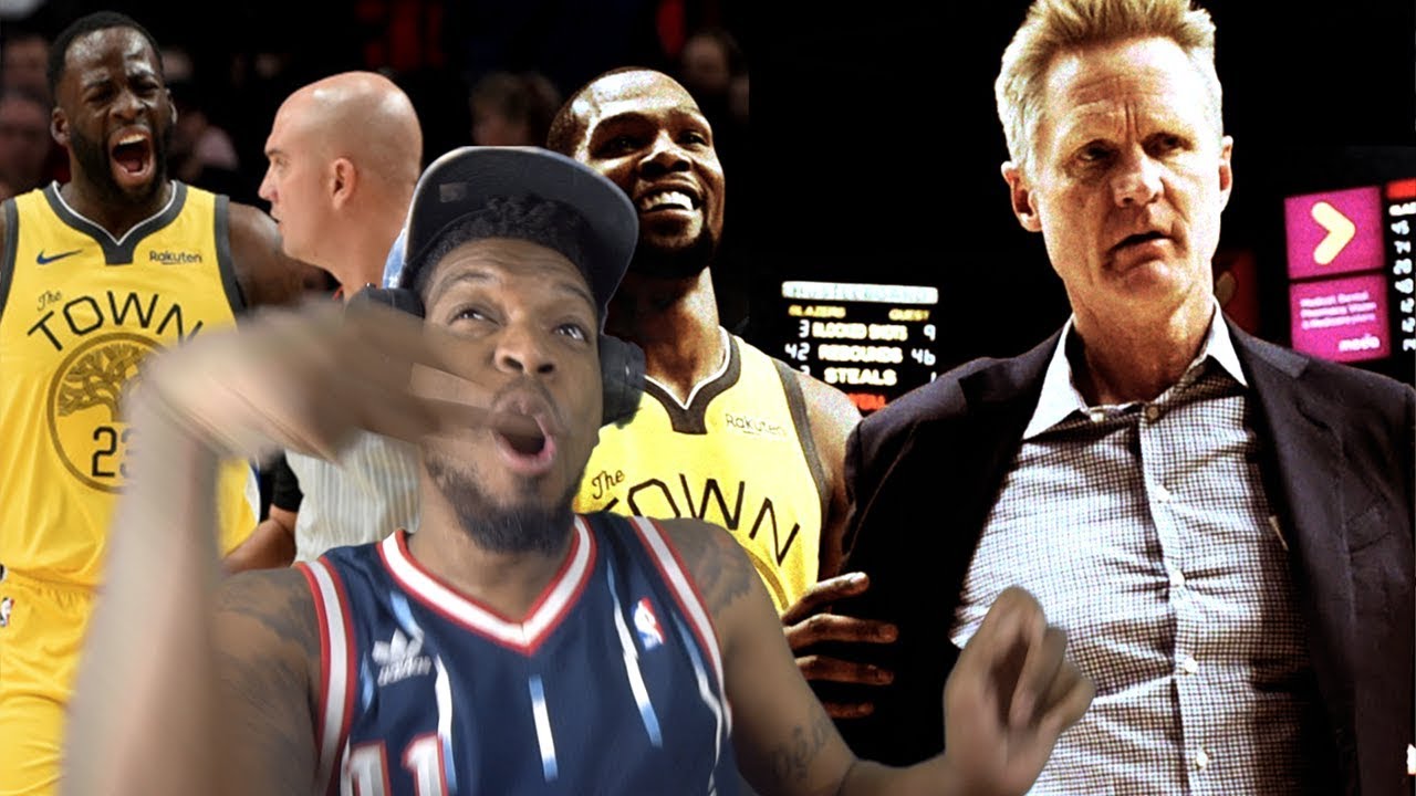 KERR EJECTED!! WARRIORS FINALLY LOSE! WARRIORS vs TRAIL BLAZERS HIGHLIGHTS