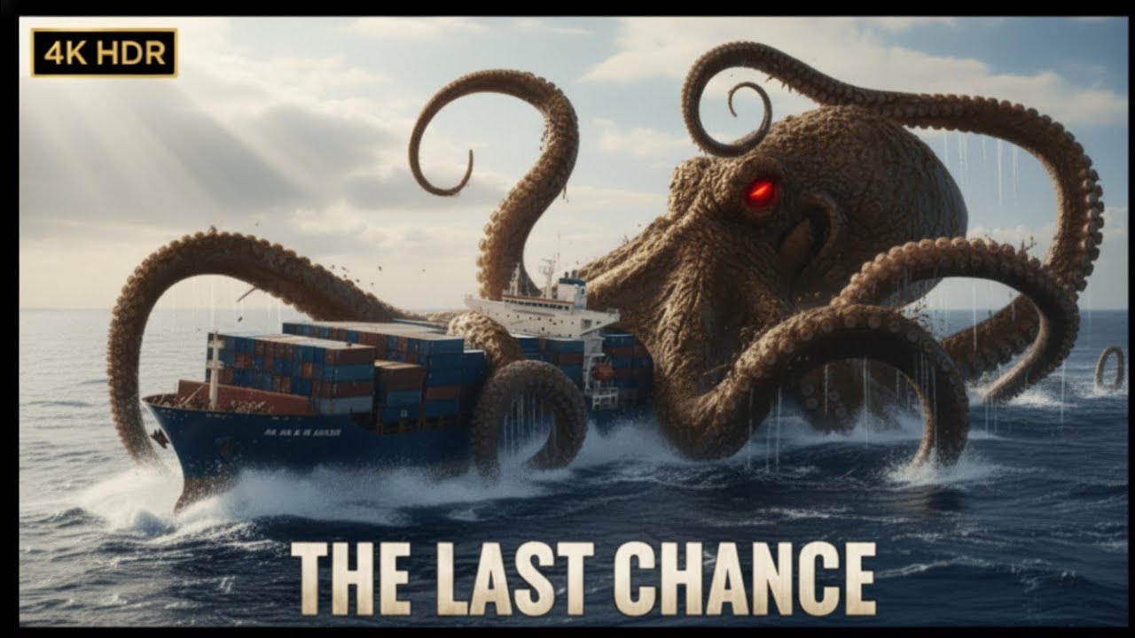 5 Billion Feet Octopus vs Fighter Jets | Epic Ocean Battle | Woman Captain Saves Ship(4K HD film)