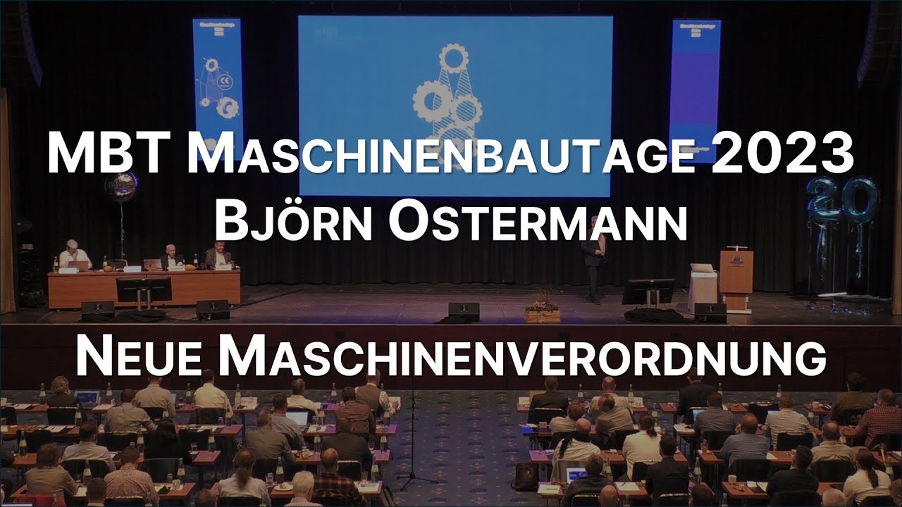 MBT 2023: Neue Maschinenverordnung - (fast) alle Änderungen