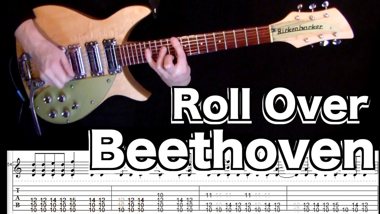 Roll Over Beethoven | John's Rhythm Guitar Cover w/ Tabs! | Isolated