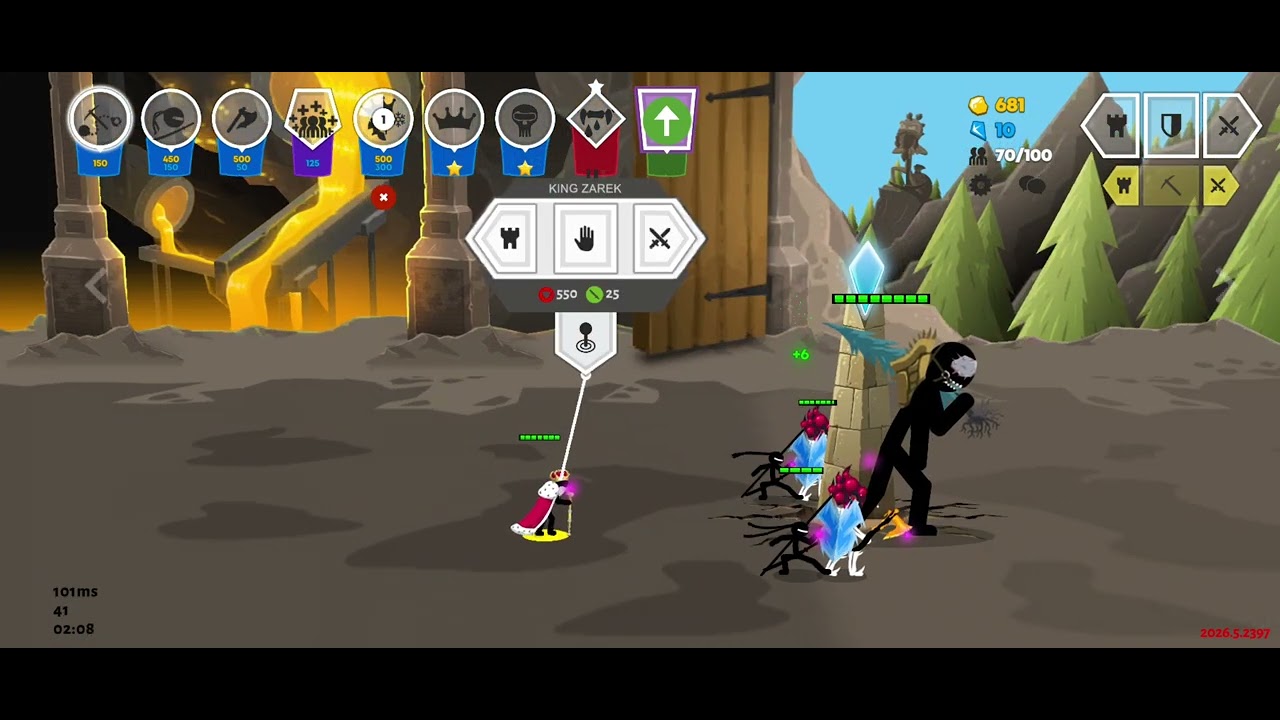 Stick War Saga:殭屍王,國王,寒冰斯巴達王(三王出擊)!!!