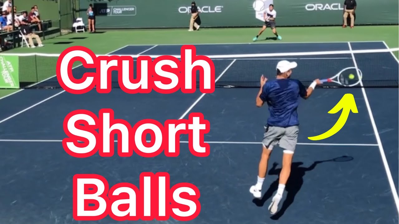 How To Crush The Short Forehand (Step By Step Tennis Technique)