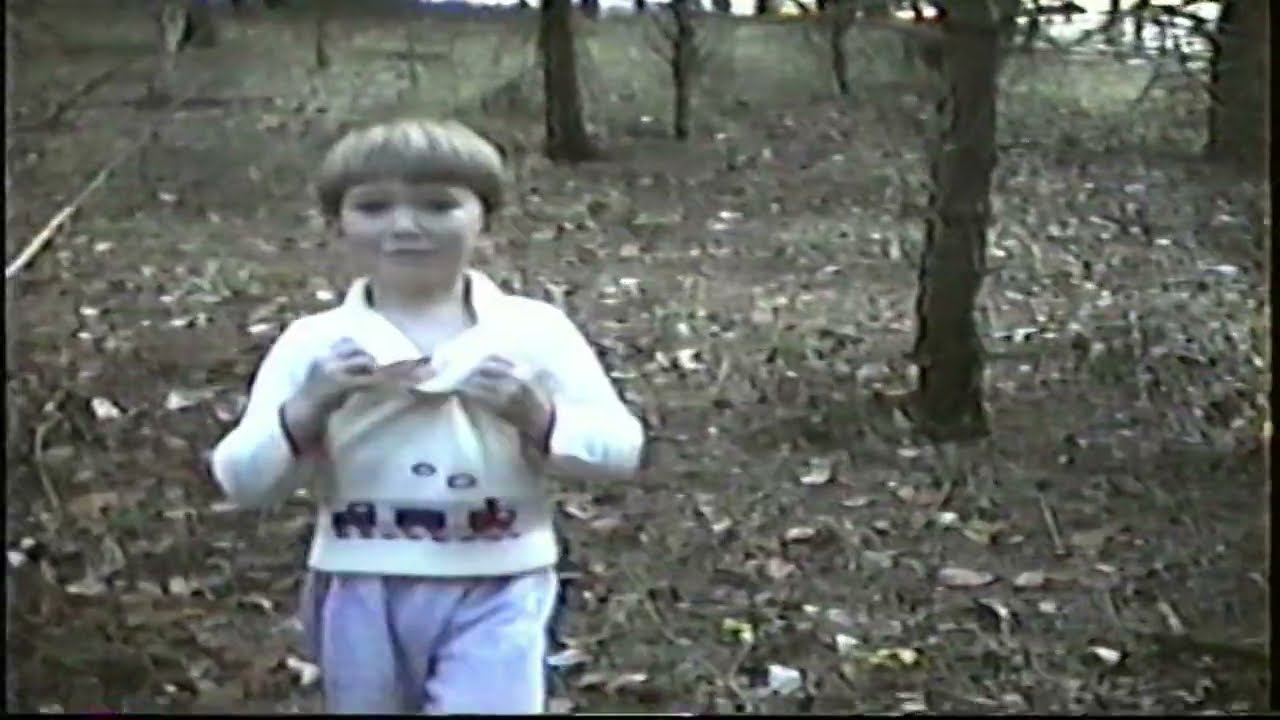 1988 Hike in Woods with my Son