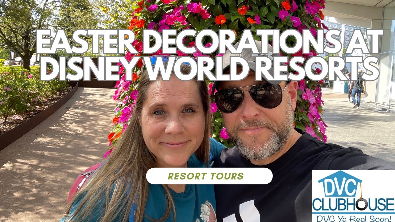 Easter Decorations around the Disney World Resorts