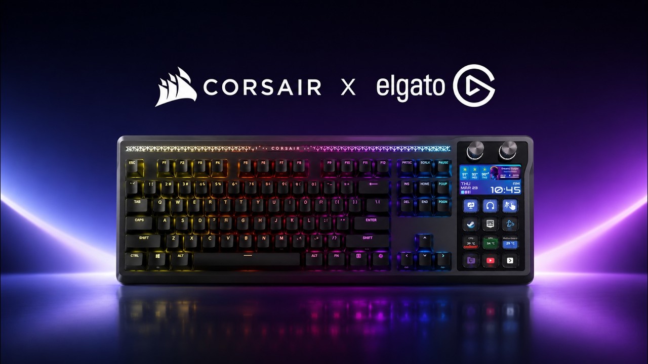 키보드에 스트림덱을 넣어버렸습니다. 커세어 갤리온 100 SD (Corsair Galleon 100 SD)