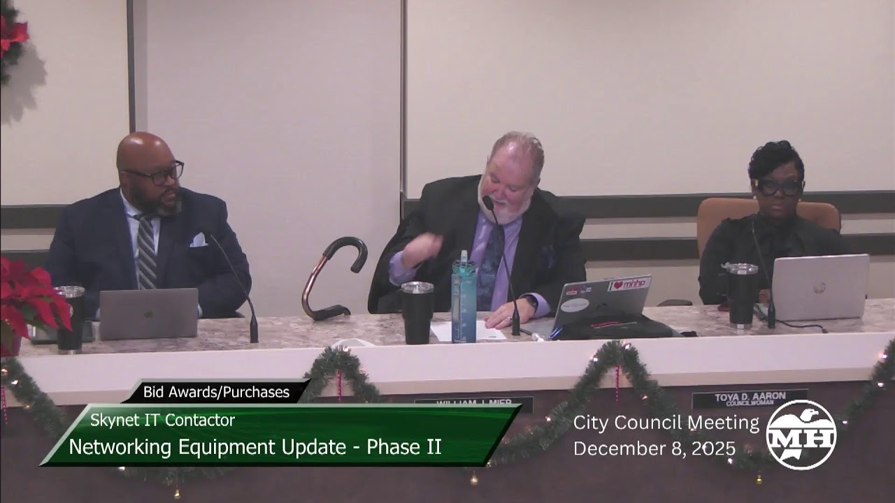 Regular City Council Meeting - December 8, 2025