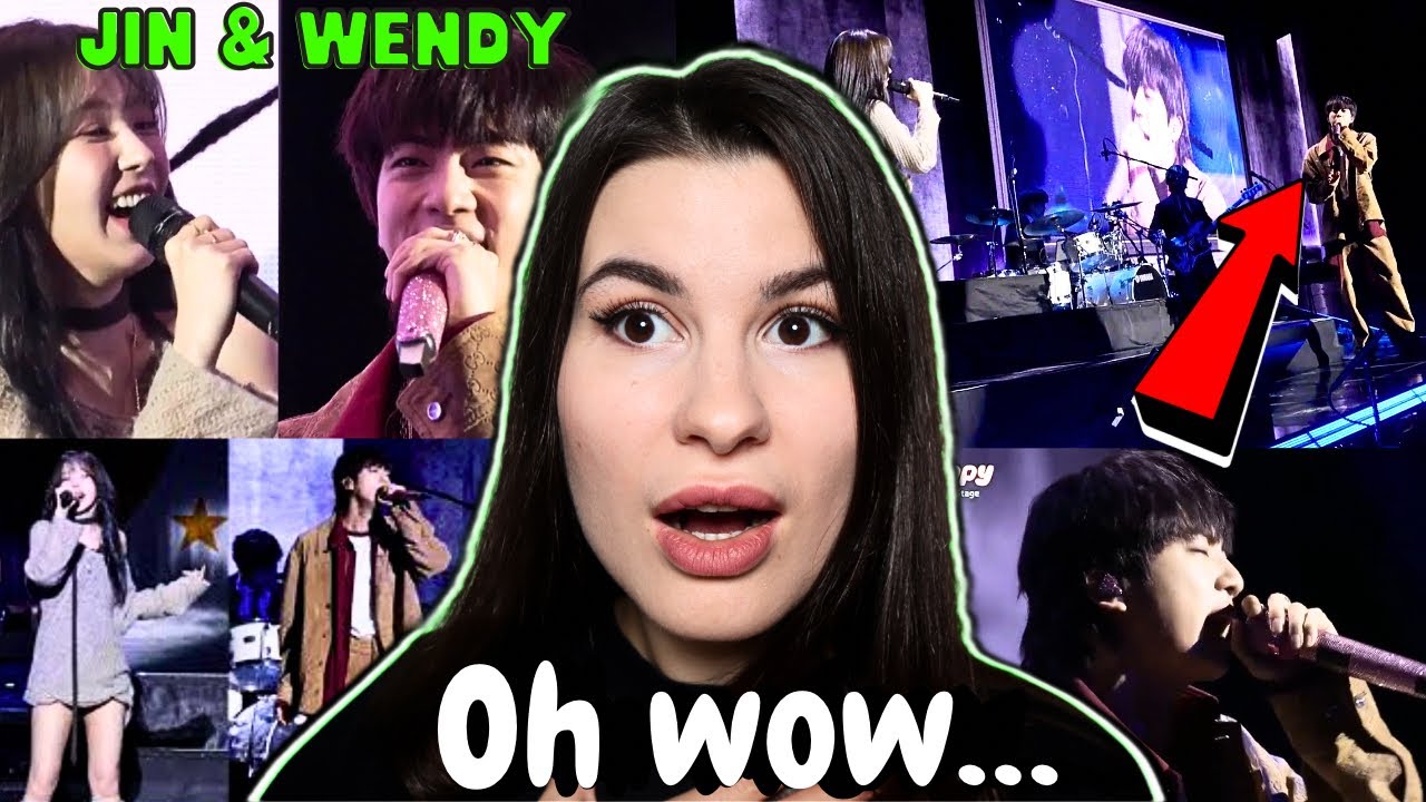 Jin - Heart On The Window LIVE (with Wendy) | REACTION