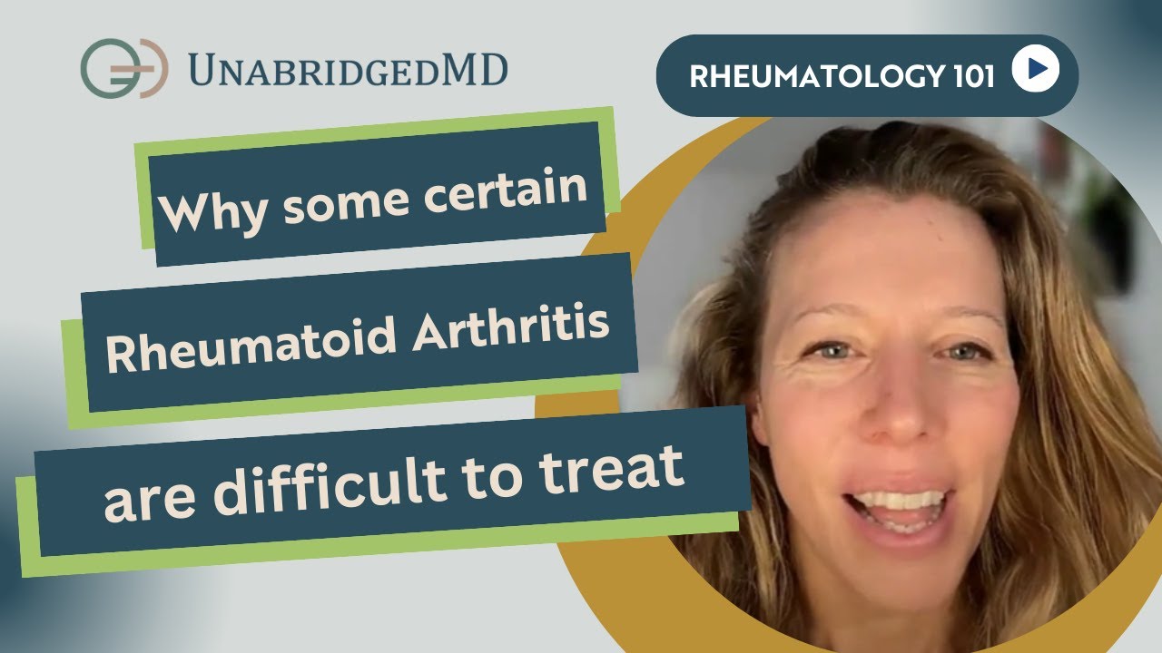 Why some Rheumatoid Arthritis are difficult to treat