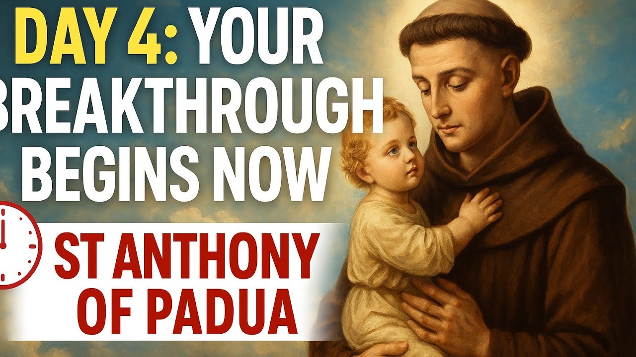 🙏 MIRACLE PRAYER TO SAINT ANTHONY OF PADUA FOR URGENT DIVINE INTERCESSION AND HEAVENLY BLESSINGS