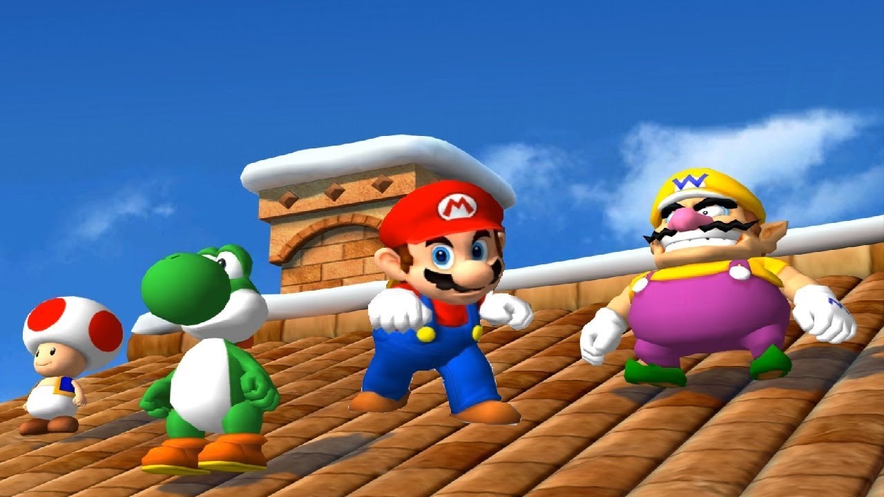 Mario Party 8 Mini Games - Mario Vs Wario Vs Yoshi Vs Toad (Master CPU)