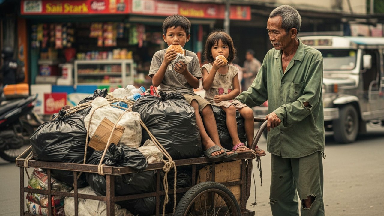 Isang Basurero ang Tumulong sa Dalawang Pulubi—Di Inakalang Bilyonaryo Pala!