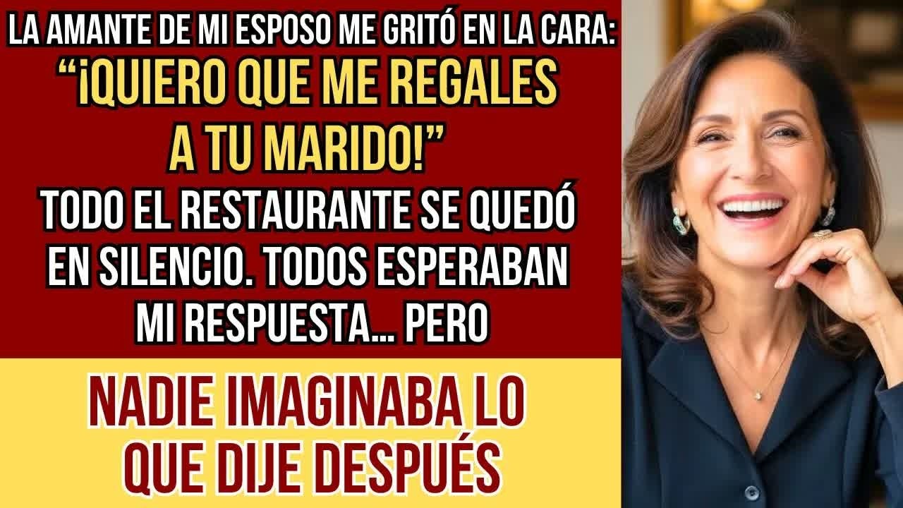 HISTORIAS REALES  ＂¡Dame a tu esposo!＂ Lo que respondí después dejó la amante sin palabras