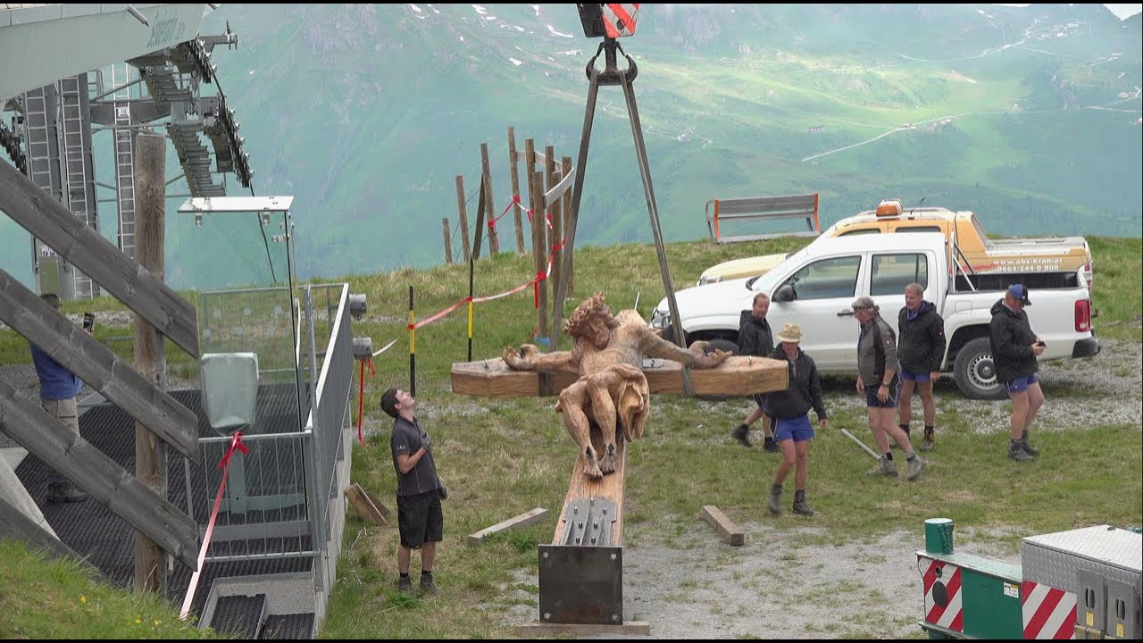 Das  Gipfelkreuz am Stubnerkogel in Bad Gastein