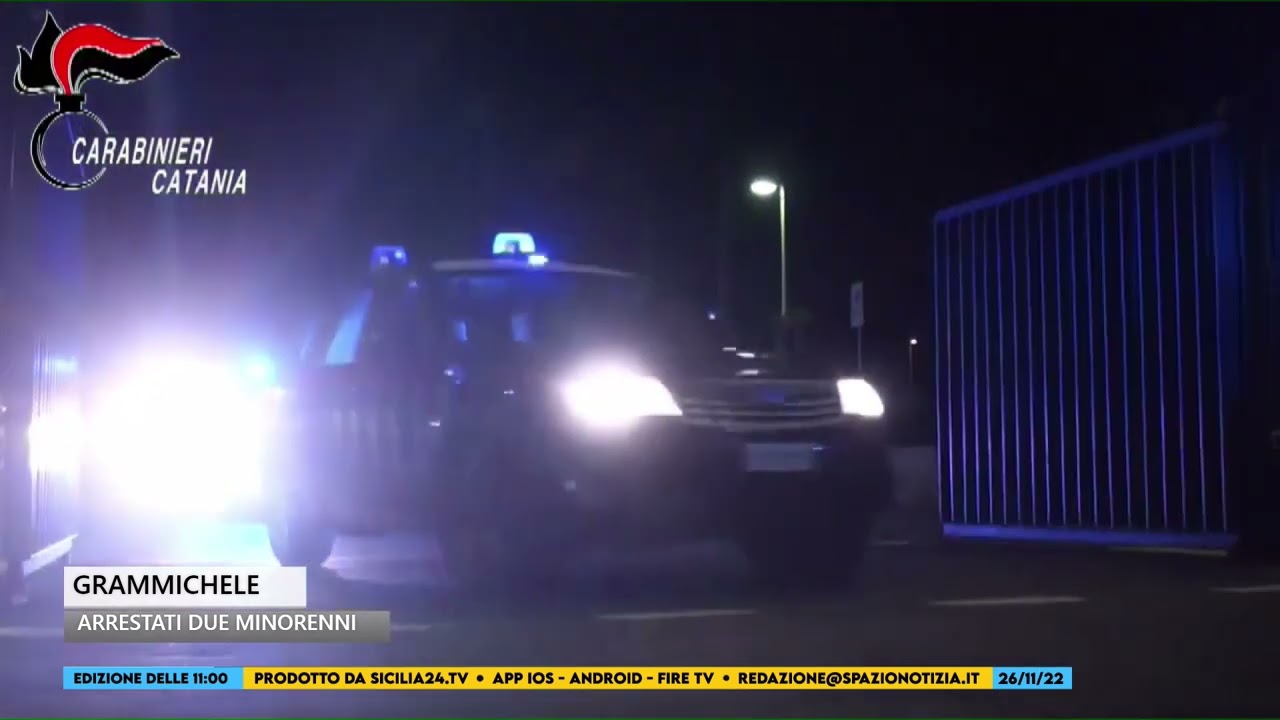 Grammichele: arrestati due minorenni