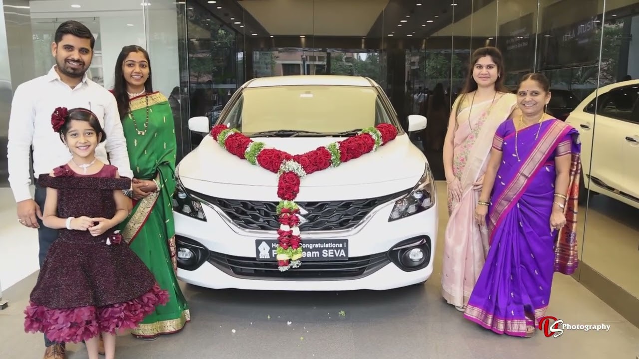 New Maruti Suzuki Baleno AGS@Nexa || Car Delivery with Tidake family ||2023|| DS photography Nashik