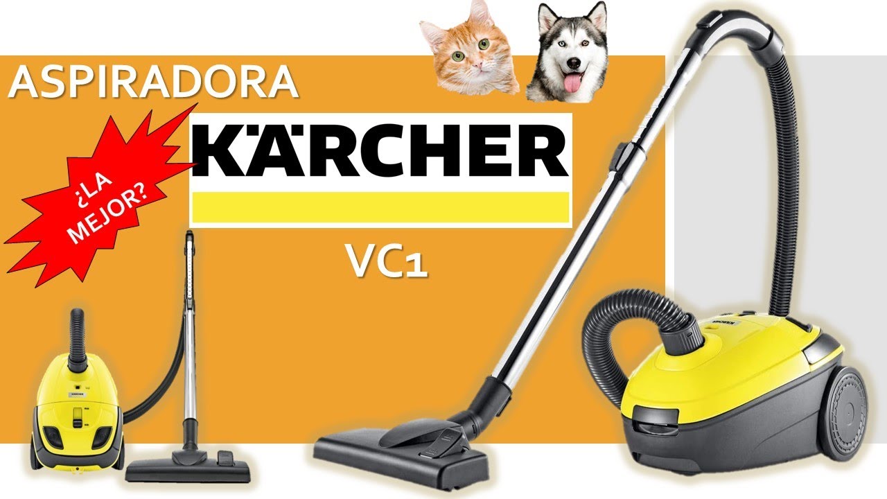 Aspiradora KARCHER VC1 || Económica $ y Compacta para la limpieza de tu hogar