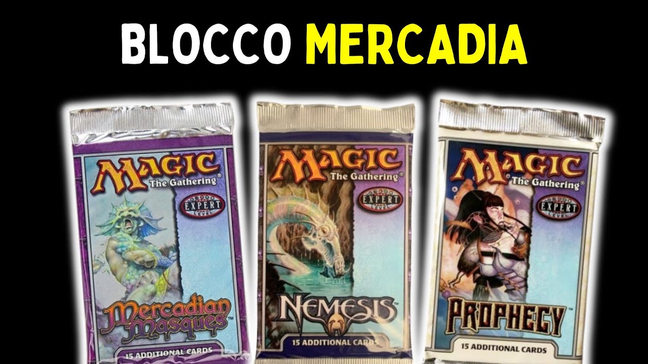 MTG UNBOXING BLOCCO MERCADIA [MTG ITALIA]