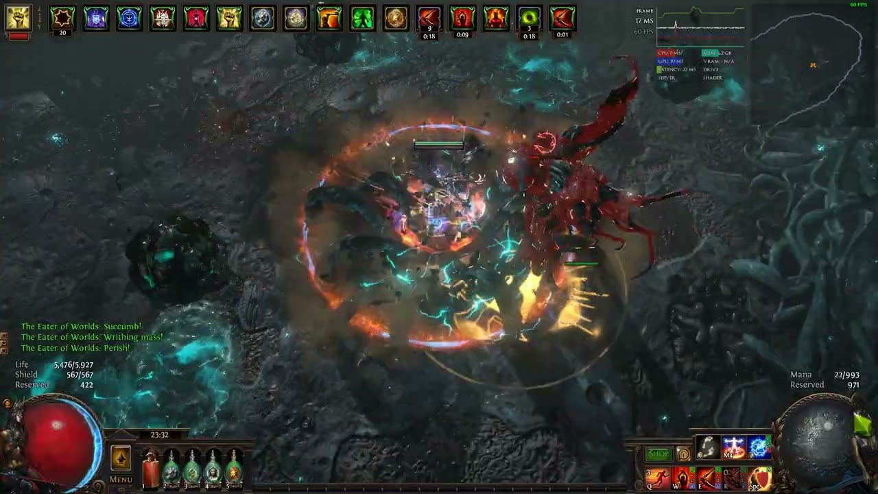 PoE 3.23 - CF Champion vs Uber Eater of Worlds