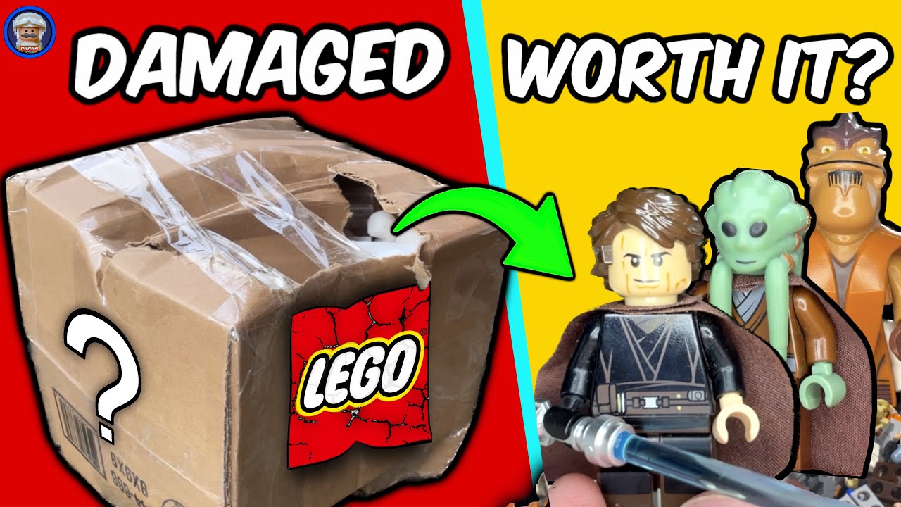 Распаковка минифигурок LEGO 60+… НО ОНА ПОЛУЧИЛАСЬ ПОВРЕЖДЕННОЙ!?!