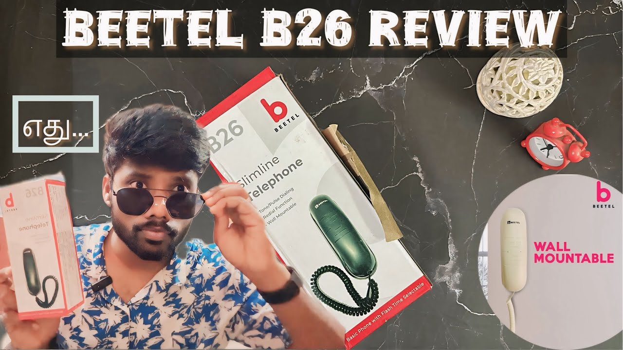 Beetel B26 Corded Slim Landline Phone 😎 for JIO AIRTEL| landline  | Tamil | @Techandvoyage