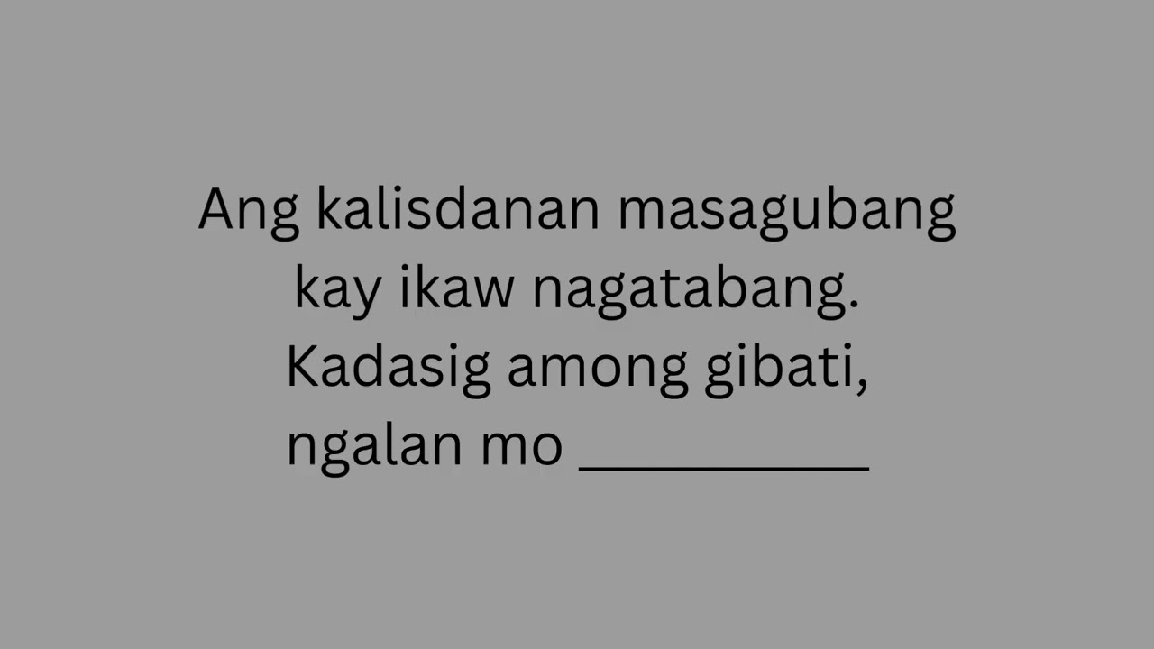 JW SONG AWIT 3  Among Kusog, Paglaom, ug Pagsalig Proverbio 14 26