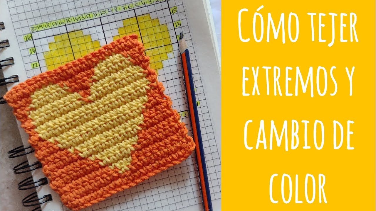 Técnica tapestry para tapiz a crochet video n°3