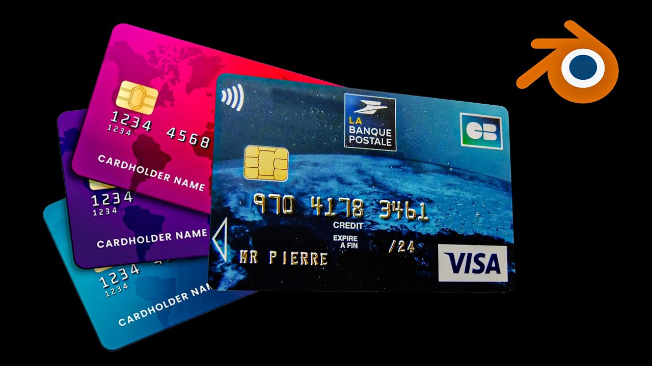 How to do 3D Model a Credit Card in Blender Beginner Tutorial