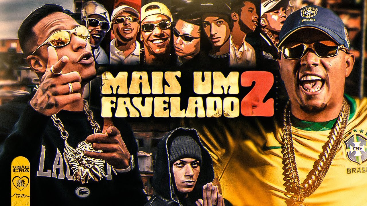 MAIS UM FAVELADO 2 - MCs Paulin da Capital, Lipi, Lele JP, Lemos, Luck, Gabb MC (Web Clipe) DJ GM