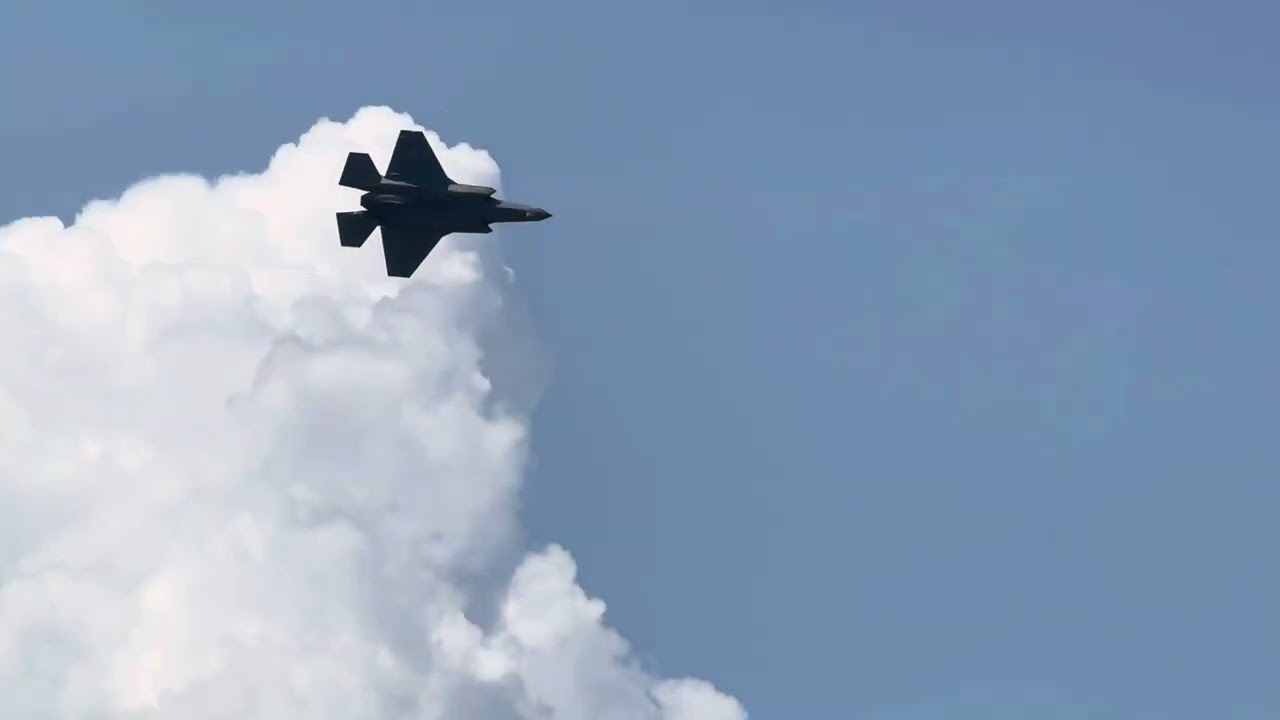 U.S. Air Force F-35A Demonstration Team At The 2025 Geneseo, NY Air Show