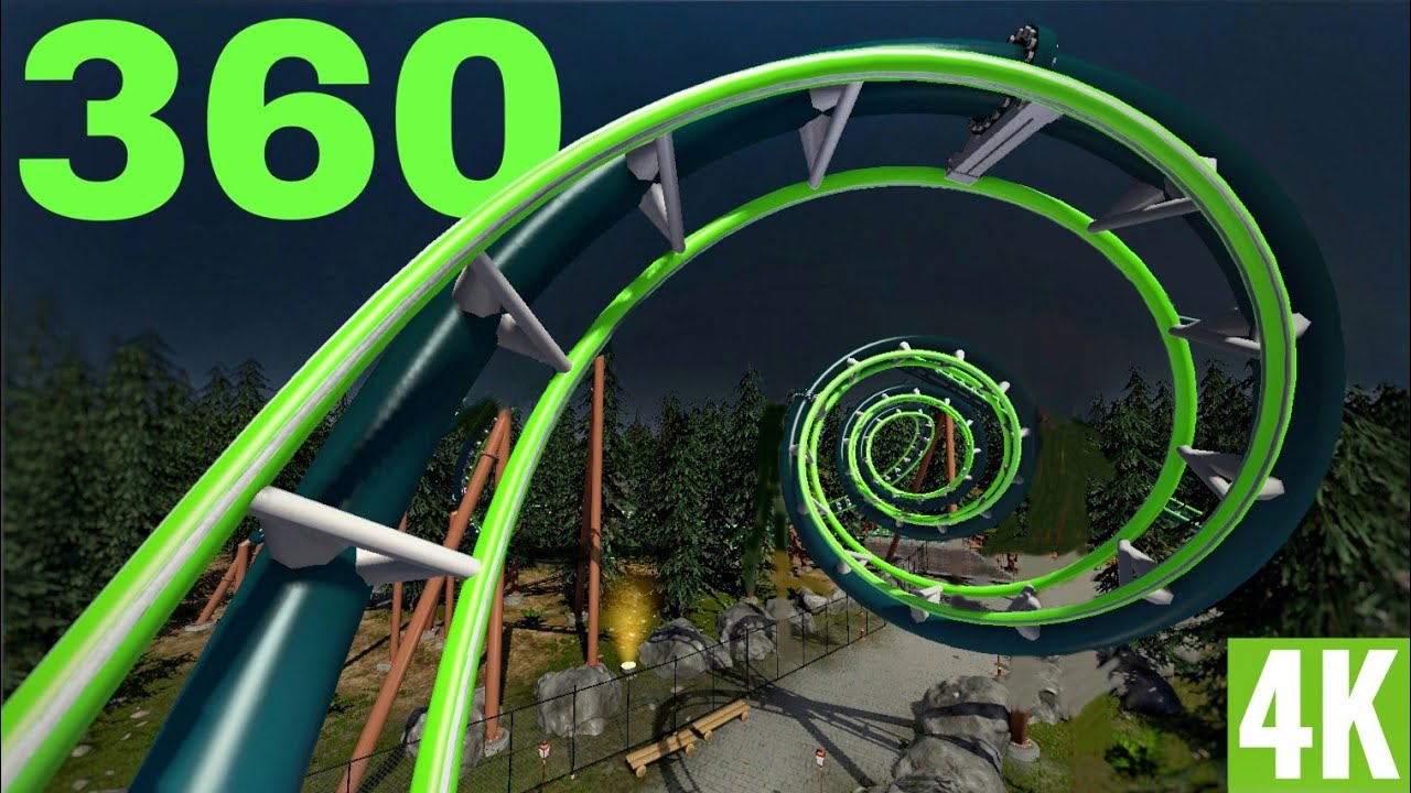 VR 360 Fastest Twister Roller Coaster 😵 You will get dizzy! Spinning Looping Experience 3D 4K Ride