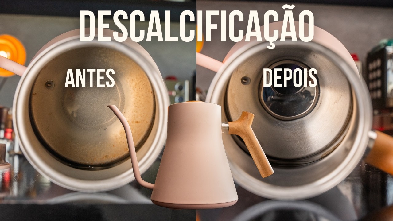 Como descalcificar/limpar uma chaleira elétrica (APRENDA EM MENOS DE 3 MINUTOS) | Não Sou Barista