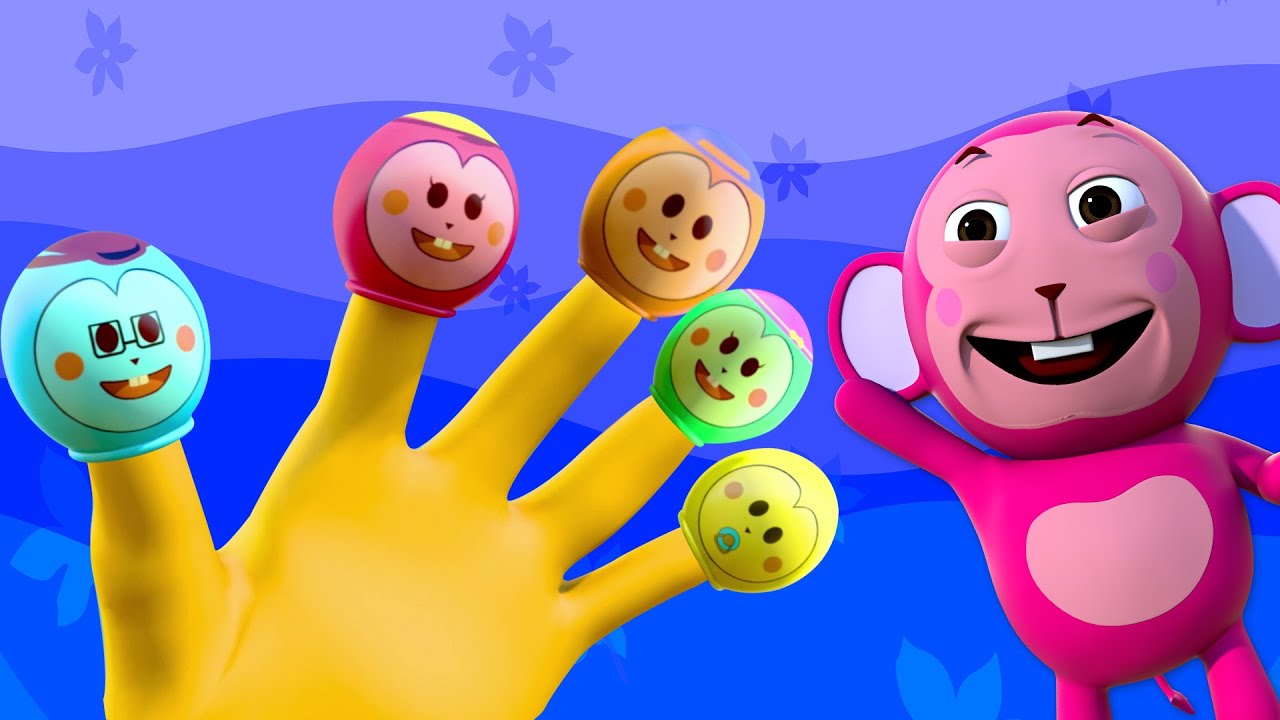 Balloon Finger Family 🎈| Nursery Rhymes & Kids Songs | Hooplakidz Hindi