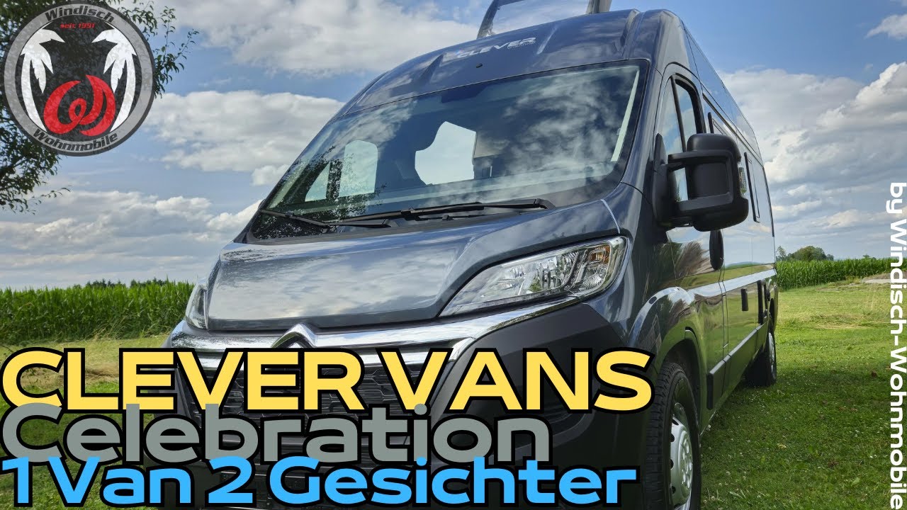 Ein Campervan 2 Gesichter 🔺der Clever Van Celebration