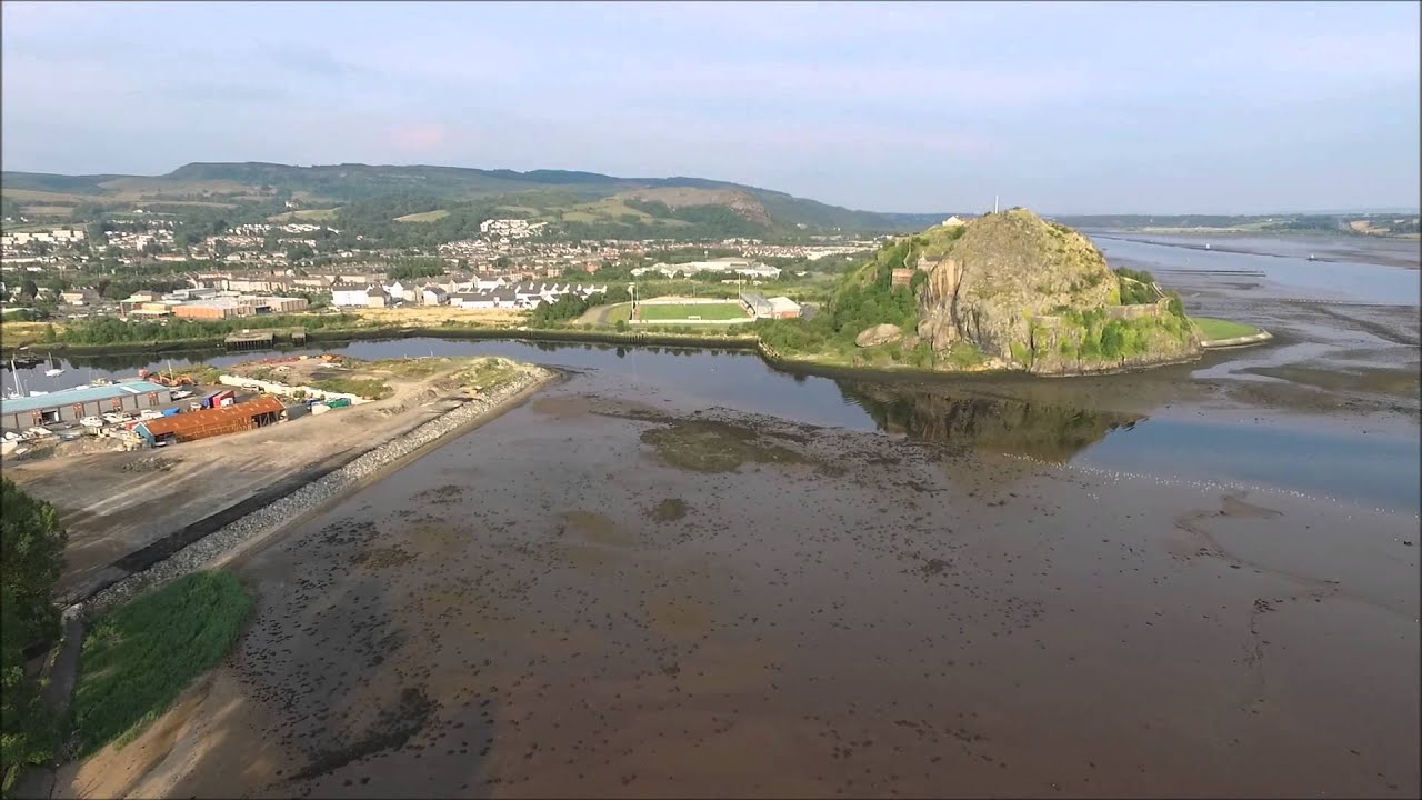 Dumbarton Rock and the River Clyde