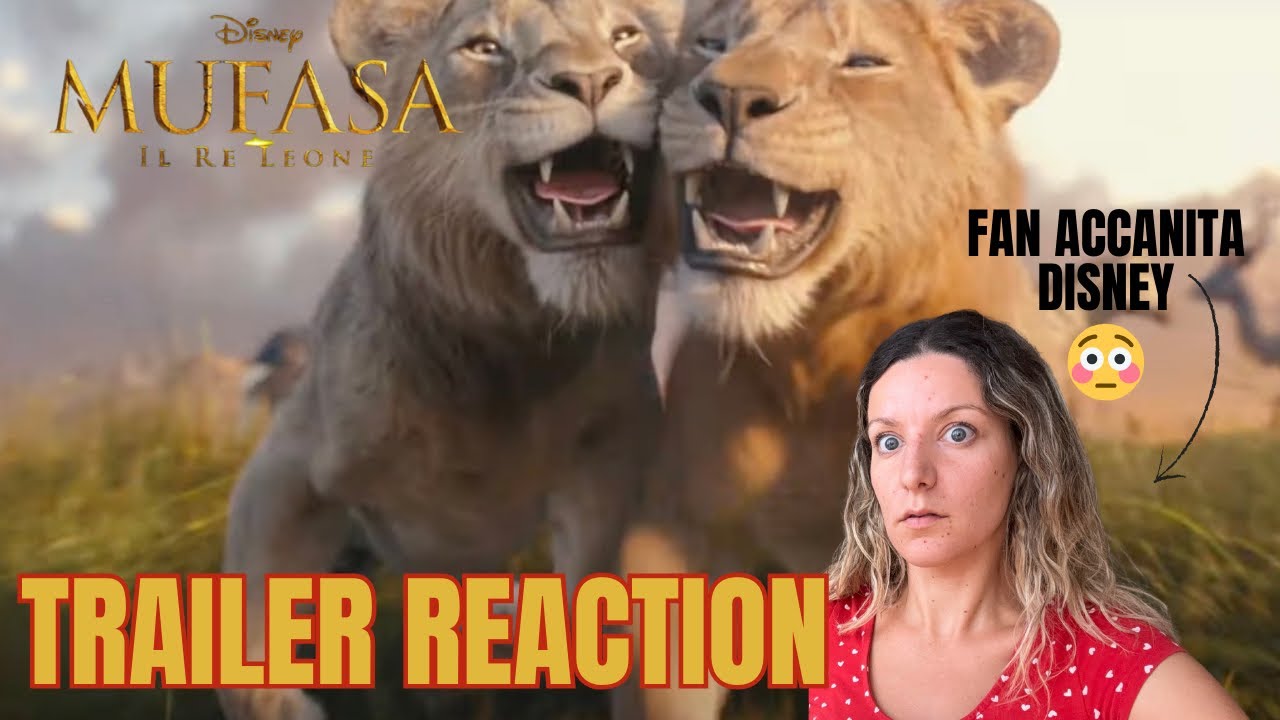 Reagisco al trailer di MUFASA - IL RE LEONE 🦁MA COSA STO GUARDANDO? / Ludovica Ledger 
