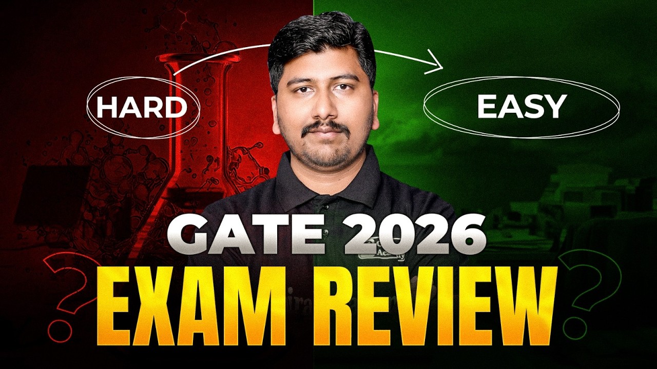 GATE 2026 Exam Detailed Review | Easy Or Hard? | Avinash Sir | Chiral Academy