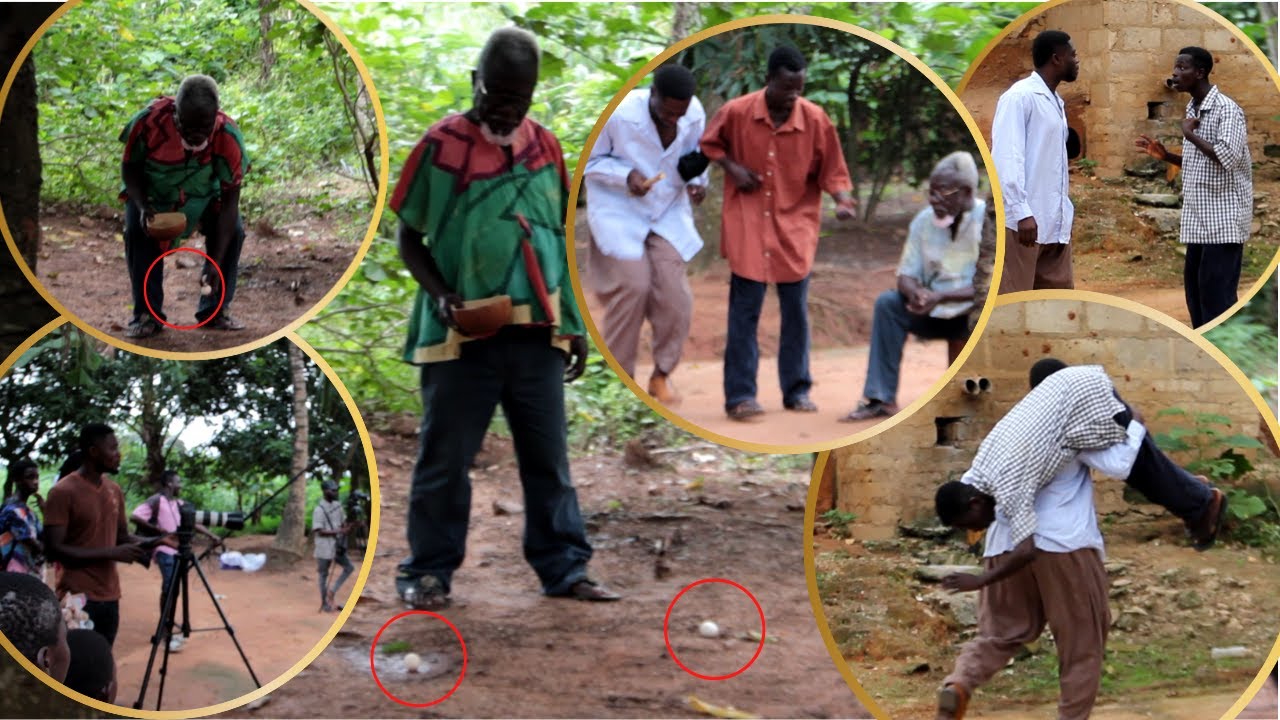 Atadwe, Oboyz & Joe Kuntani With Others on Set. Behind The Scenes